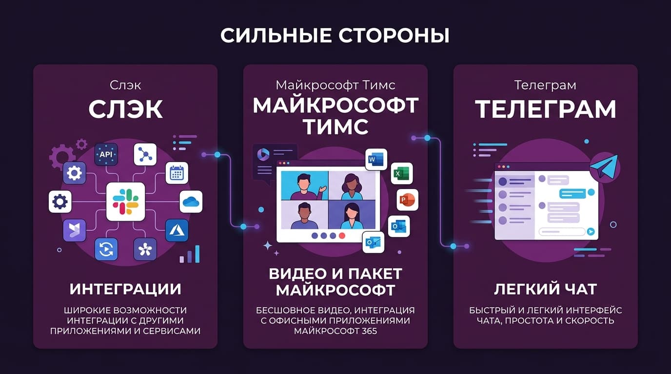 Что выбрать для работы — Slack, Teams или всё-таки Telegram — фото 1