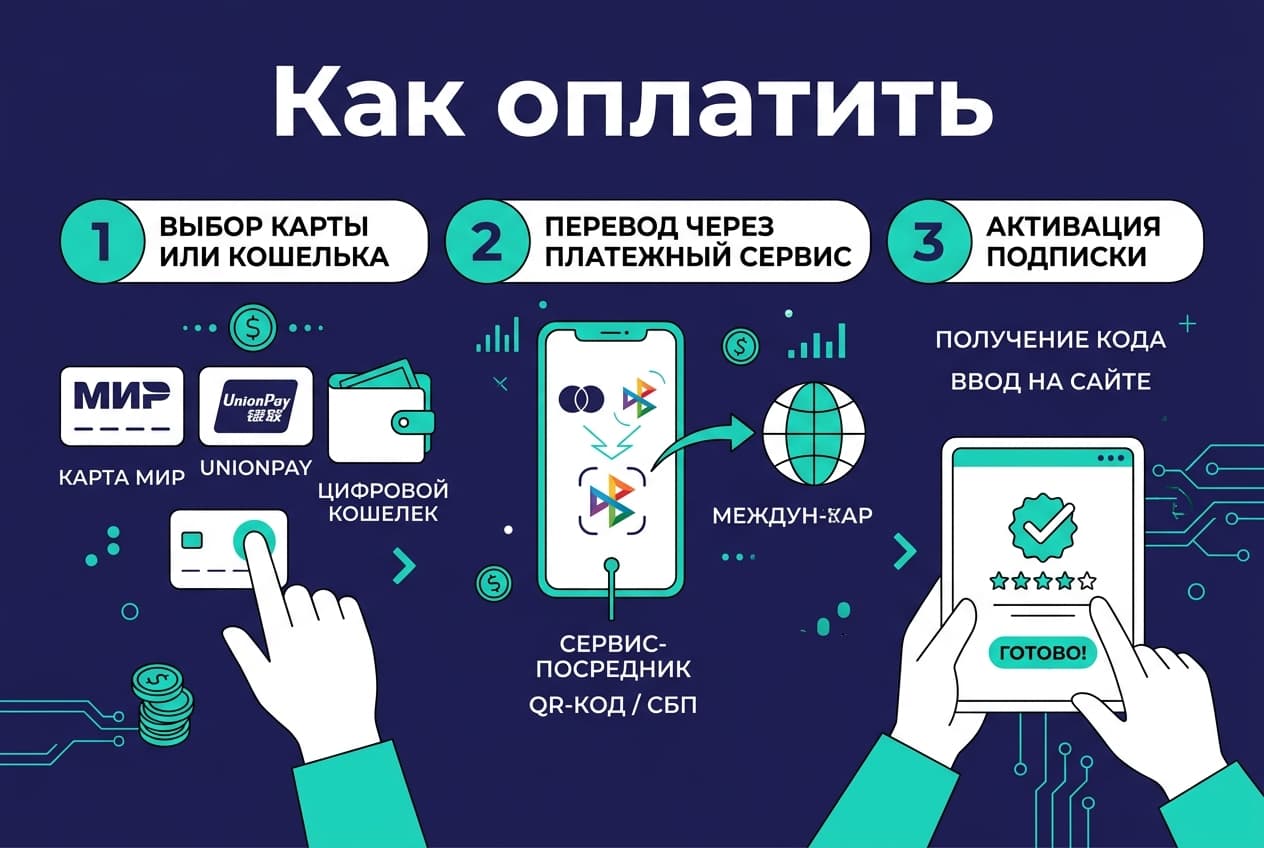 Где оплатить подписку из России в 2026 году — фото 4
