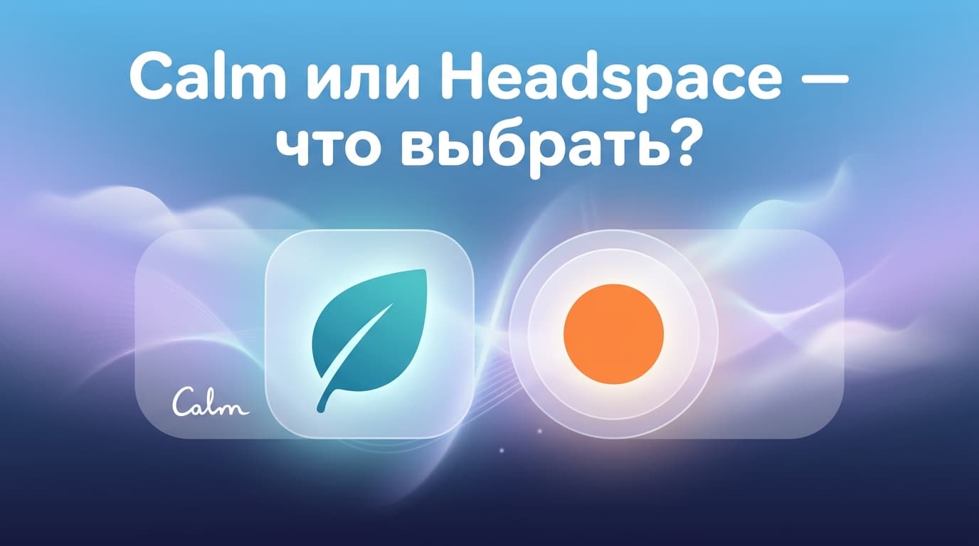 Calm против Headspace: как понять, какое приложение выбрать