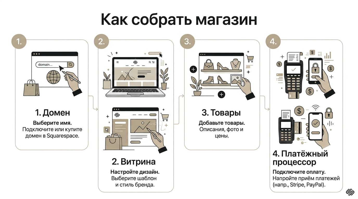 Squarespace для интернет-магазина: тарифы, товары и подводные камни — фото 5