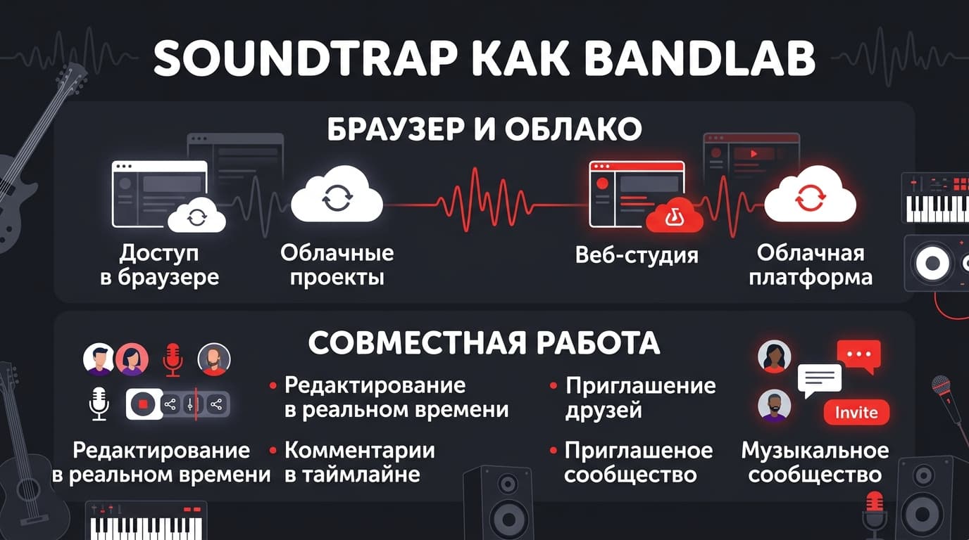 Чем заменить BandLab: обзор бесплатных аналогов музыкальной студии — фото 1