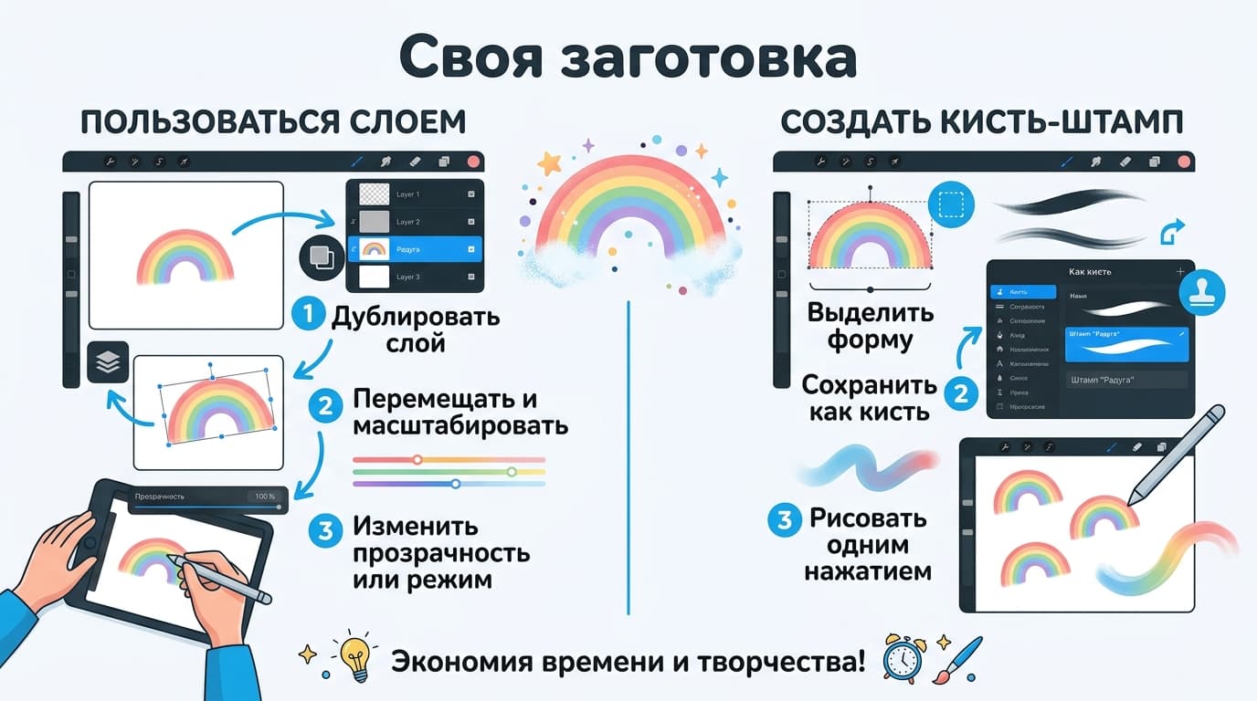 Как сделать радужную кисть в ibisPaint: почему кнопки нет и как получить радугу правильно — фото 6
