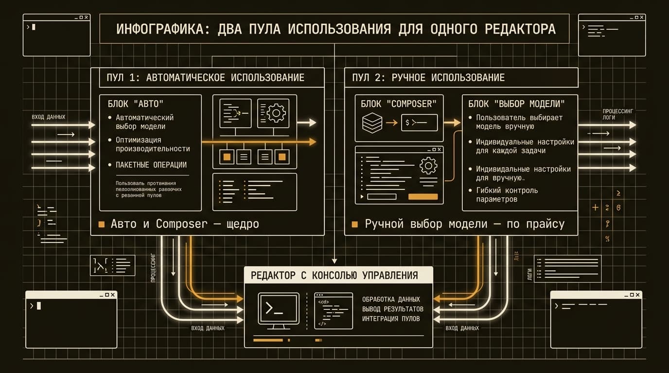 Как оплатить Cursor из России в 2026 году: куда делись пятьсот быстрых запросов — фото 2