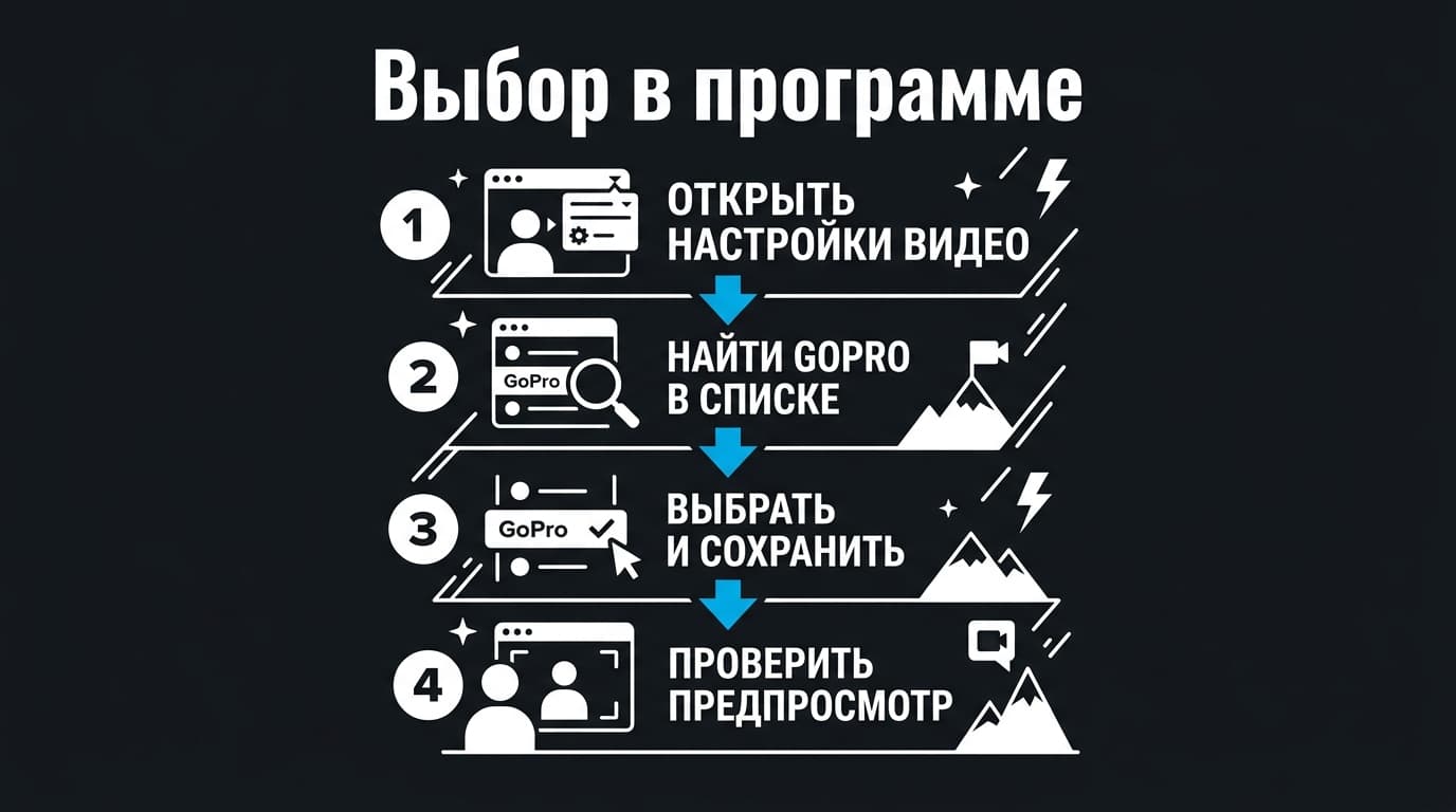 GoPro как веб-камера через USB: настройка утилиты и подключение — фото 4