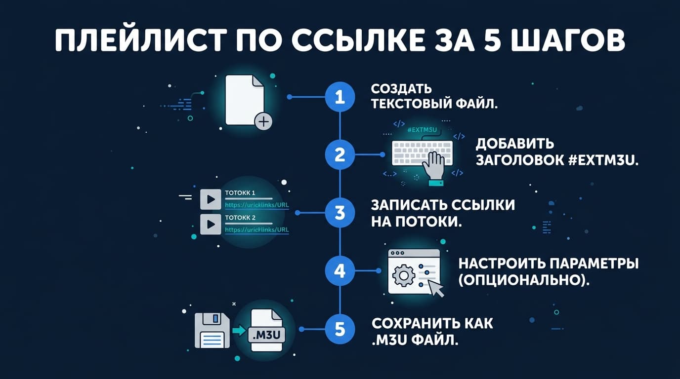 Как создать плейлист в Televizo: M3U, Xtream и файл — по шагам — фото 2