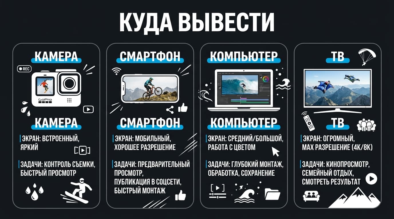 Как посмотреть отснятый материал в GoPro Hero 9 — фото 4