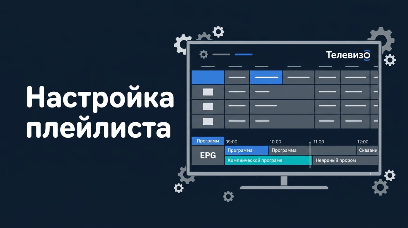 Televizo: как настроить плейлист, чтобы каналы, программа и архив работали как надо