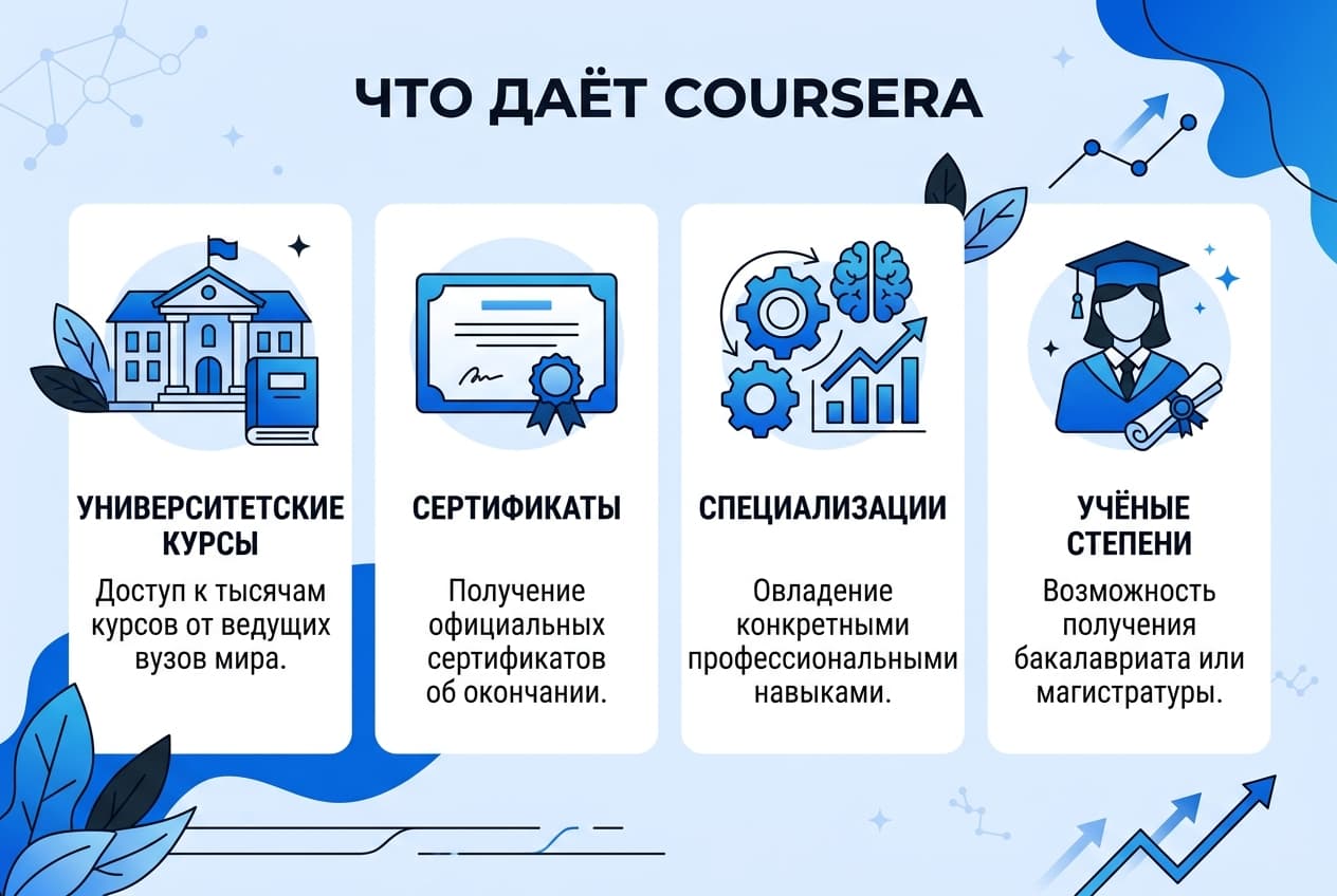 Как оформить подписку Coursera из России в 2026 году: без зарубежной карты — фото 1
