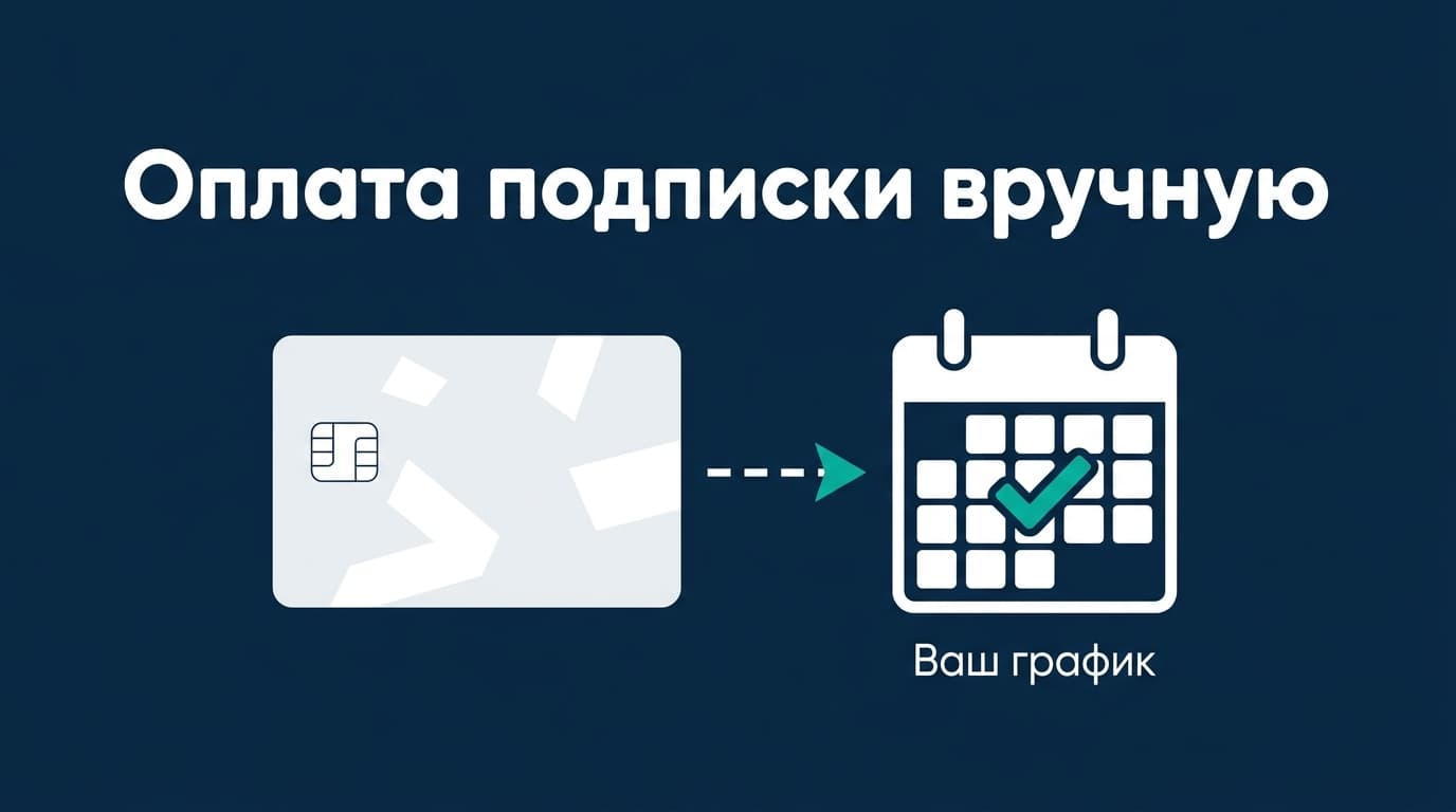 Как оплатить подписку вручную: отключаем автосписание и платим сами, когда нужно