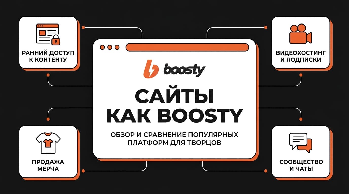 Сайты как Boosty: шесть площадок для авторов и цена вопроса в процентах