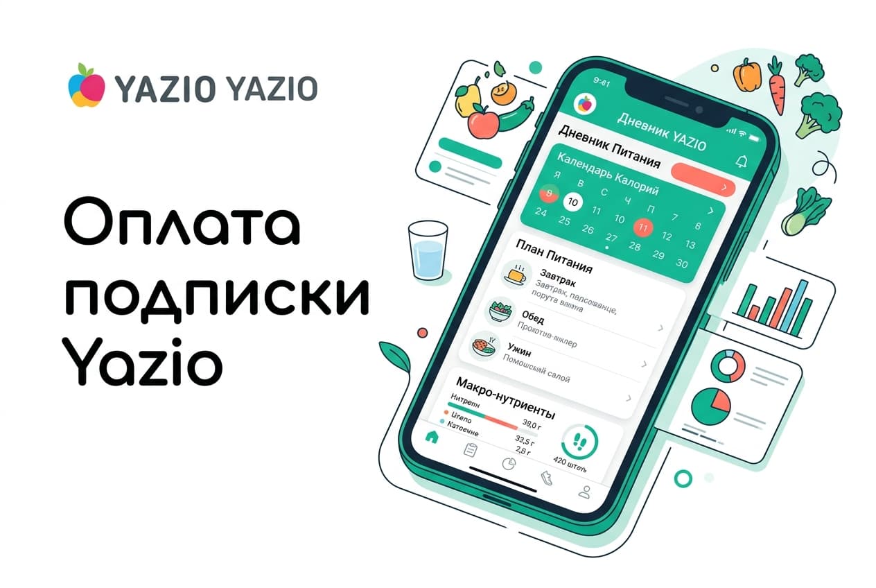 Как оплатить подписку Yazio из России в 2026 году