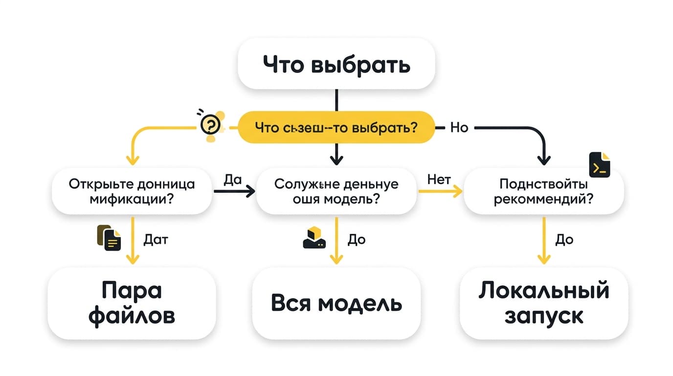 Как скачать модель с Hugging Face: четыре способа и какой выбрать — фото 7