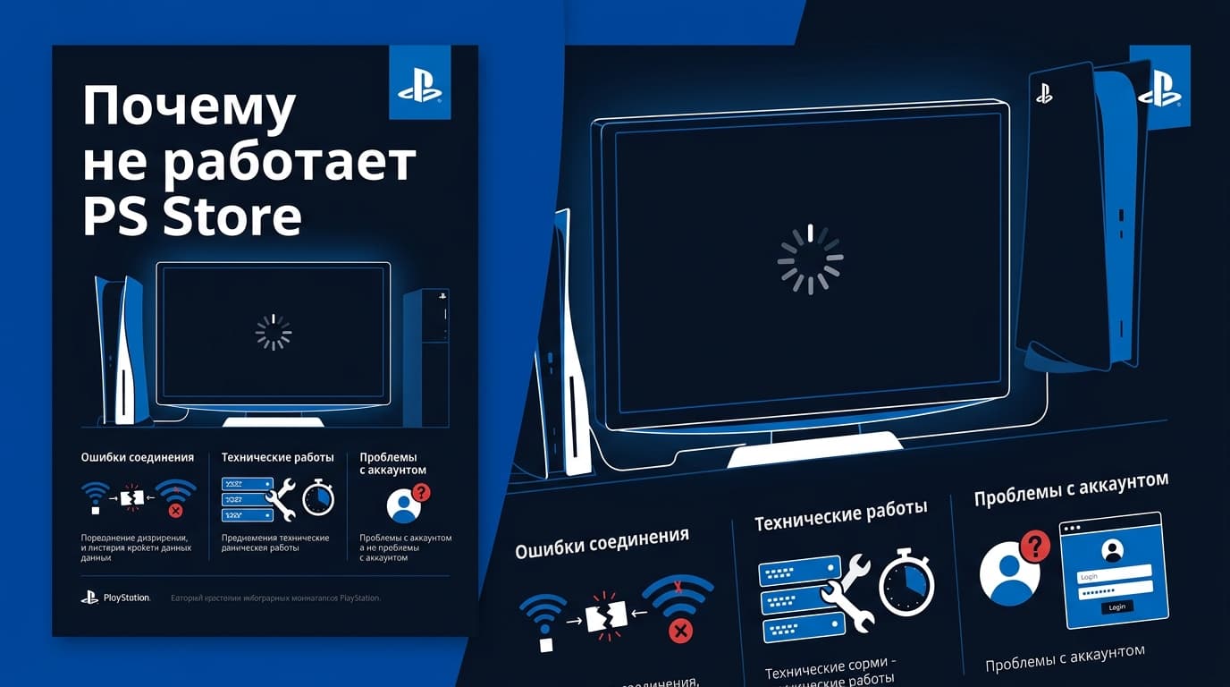 Почему не работает PlayStation Store: как быстро найти причину