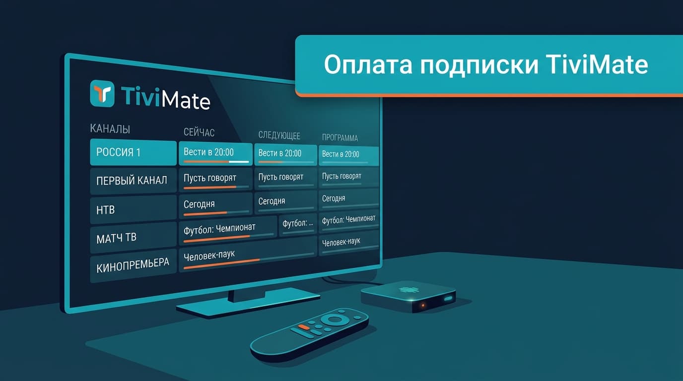 Как оплатить подписку TiviMate: сколько стоит Premium и что делать, если Google Play не проходит
