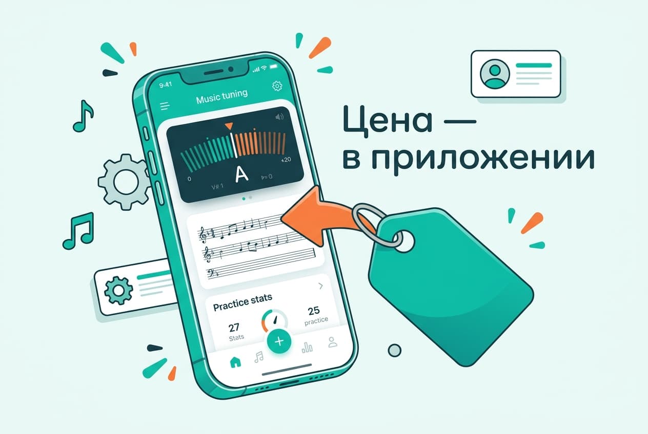 Как оплатить GuitarTuna из России в 2026 году: подписку без зарубежной карты — фото 2
