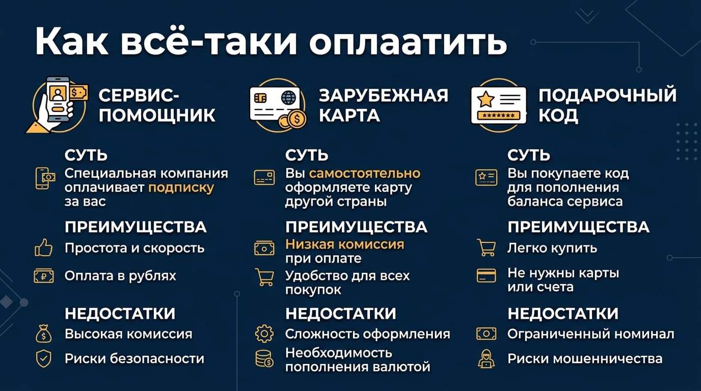 Можно ли оплачивать подписки из России в 2026 году — фото 3