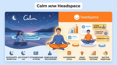 Когда выбрать Calm, а когда Headspace: разбираемся, кому какой подходит