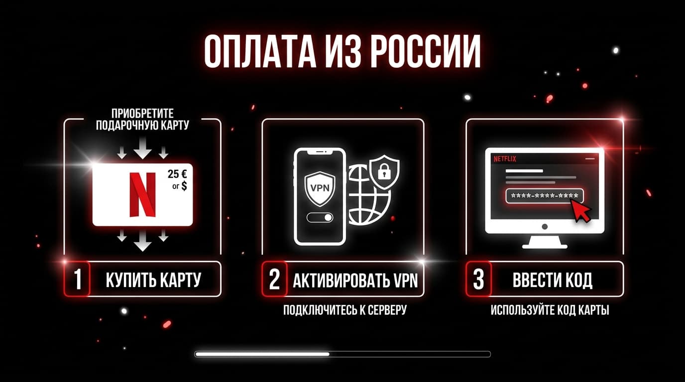 Как оплатить подписку Netflix из России в 2026 году — фото 4