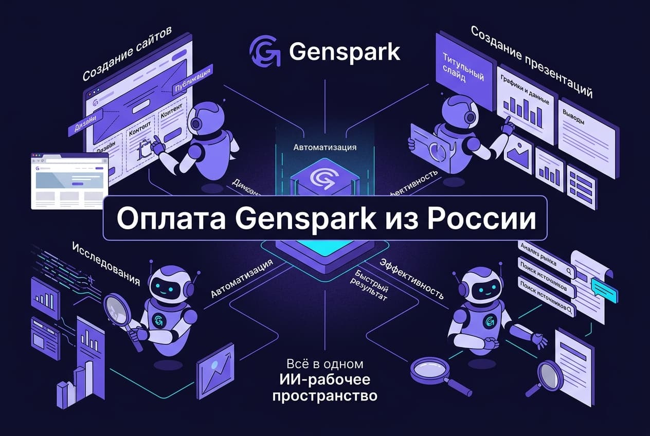 Как оформить подписку Genspark из России в 2026 году: без зарубежной карты