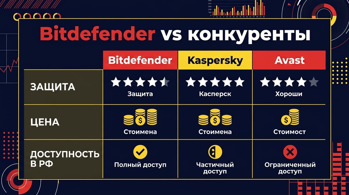Bitdefender из России в 2026 году: тарифы и рабочий способ оплатить подписку — фото 3