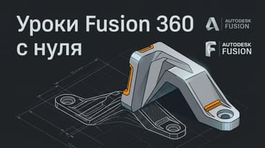 Уроки Fusion 360 с нуля: маршрут от первого эскиза до готовой детали