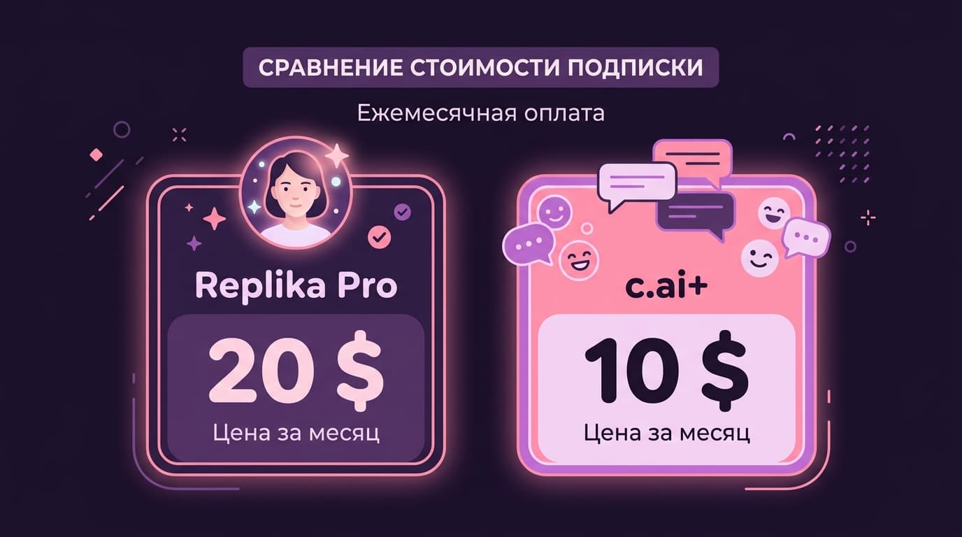 Replika против Character AI: как понять, какой ИИ-собеседник тебе нужен в 2026 — фото 4