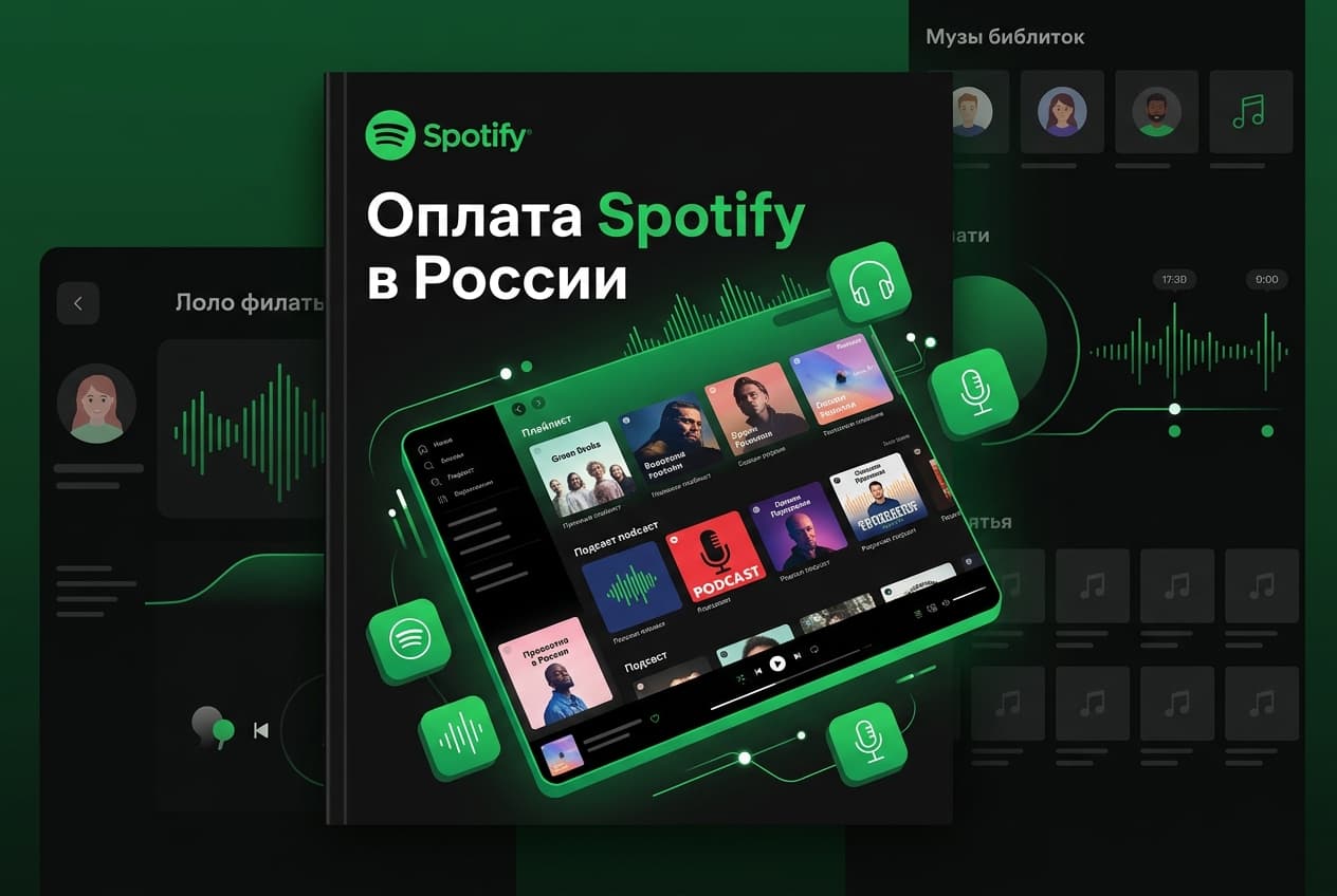 Как оплатить подписку Spotify в России в 2026 году