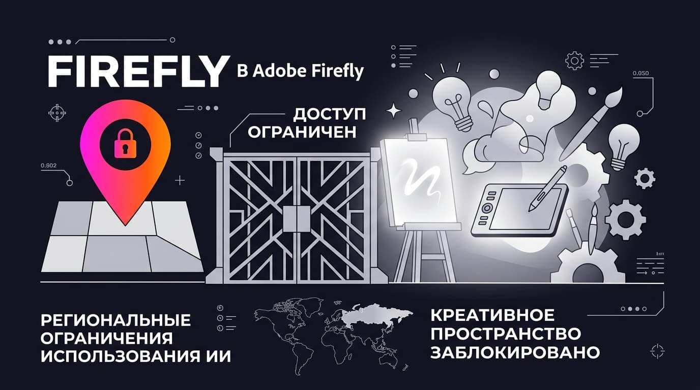 Adobe Firefly: как пользоваться в России и почему сервис не открывается