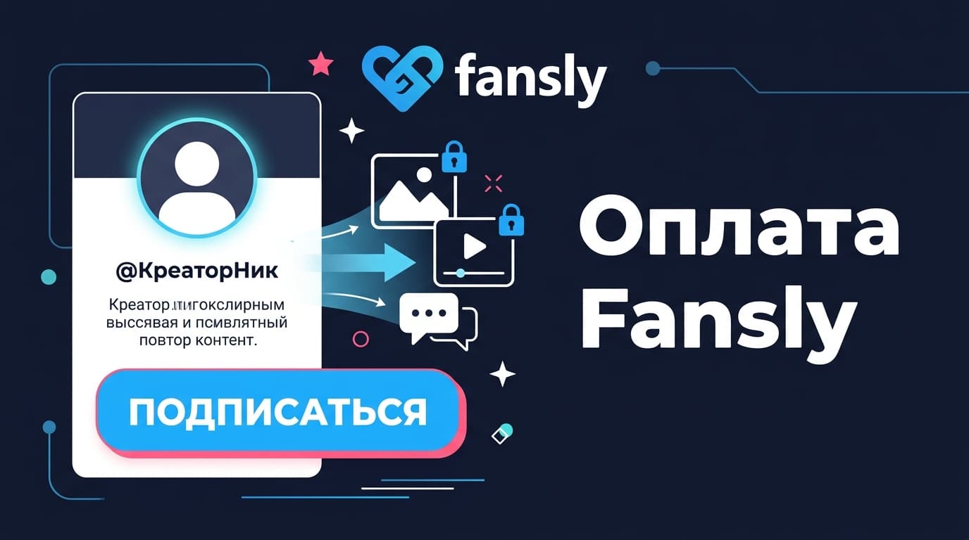 Как оплатить подписку Fansly из России в 2026 году