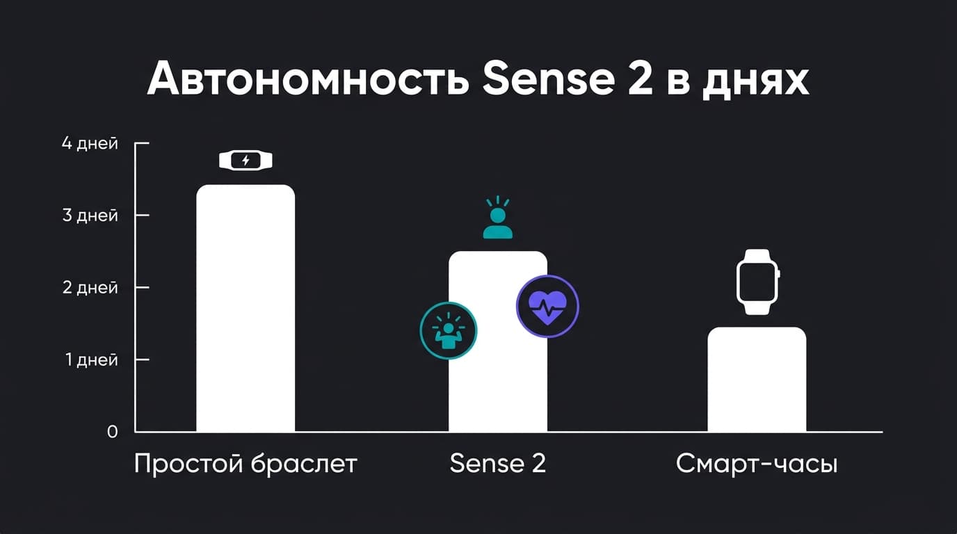 Обзор Fitbit Sense 2: топовые датчики и обидные компромиссы — фото 4