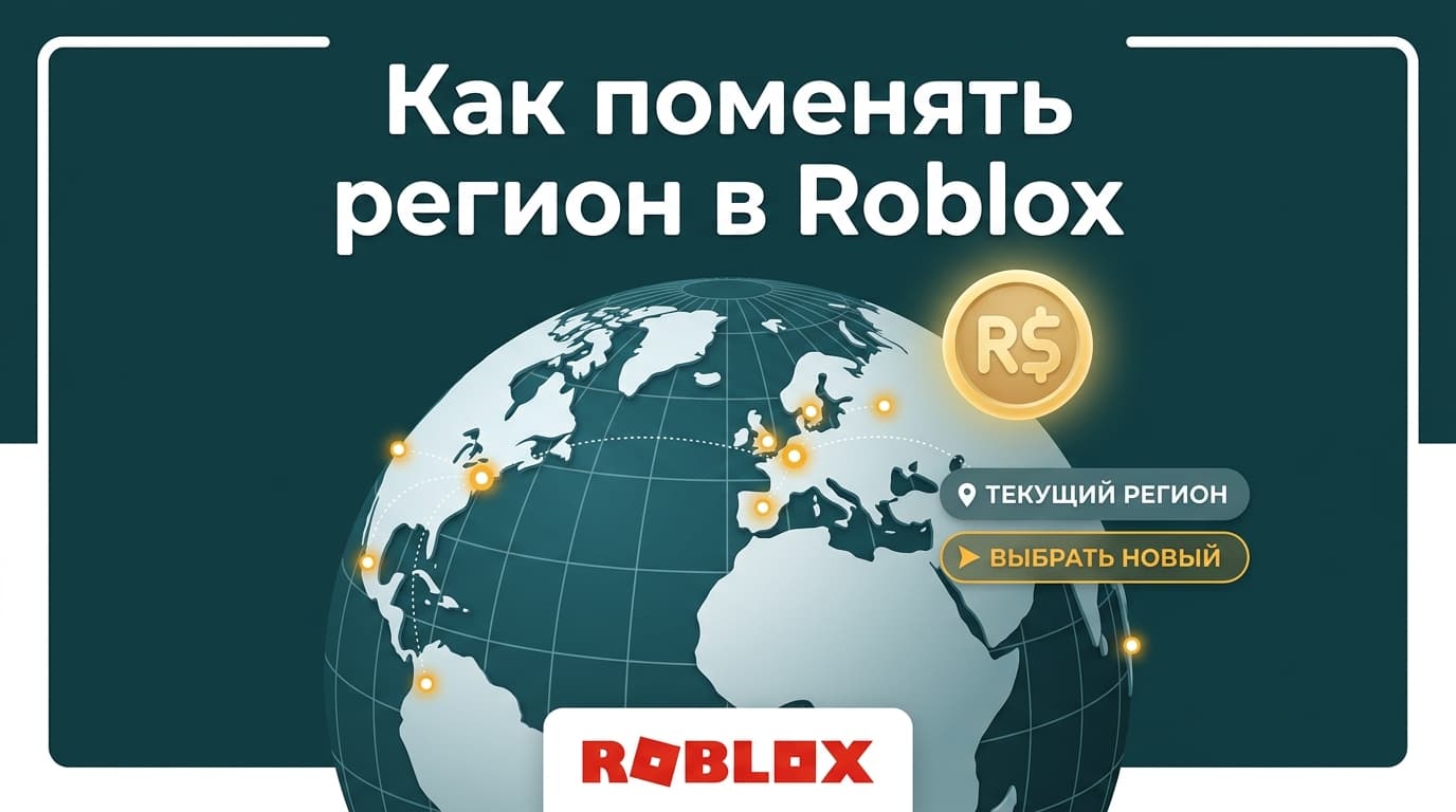Как поменять регион в Roblox и что это на самом деле даёт