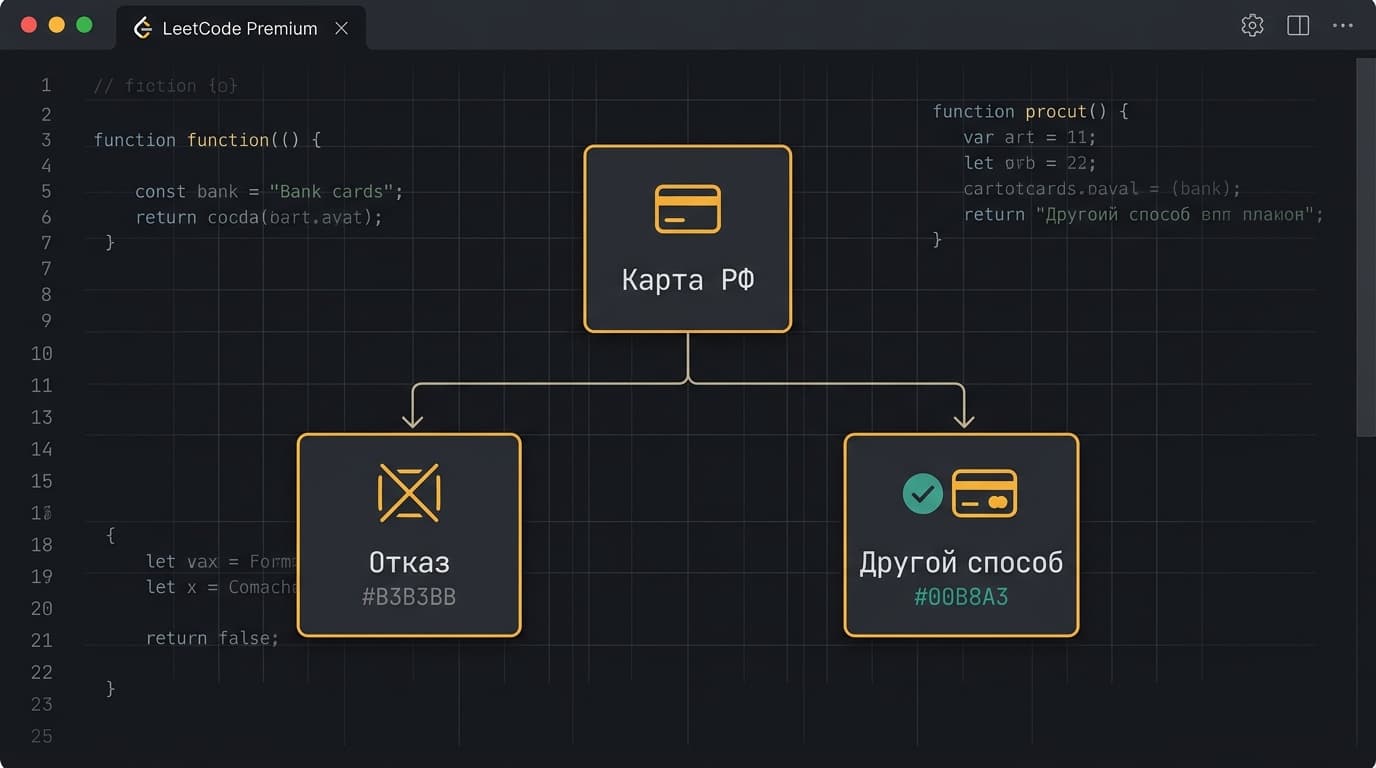 Как оформить подписку LeetCode Premium из России в 2026 году: цена и рабочая схема оплаты — фото 4