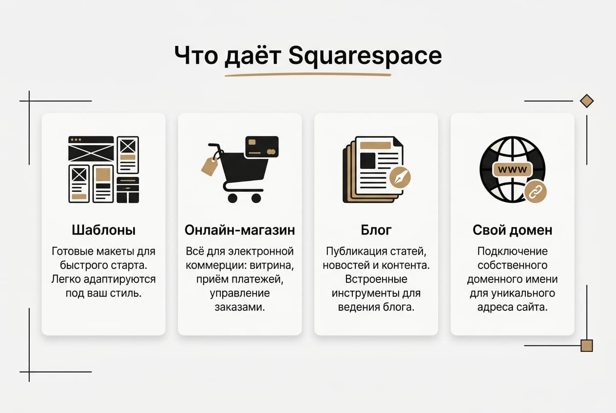 Как оформить подписку Squarespace из России в 2026 году: без зарубежной карты — фото 1