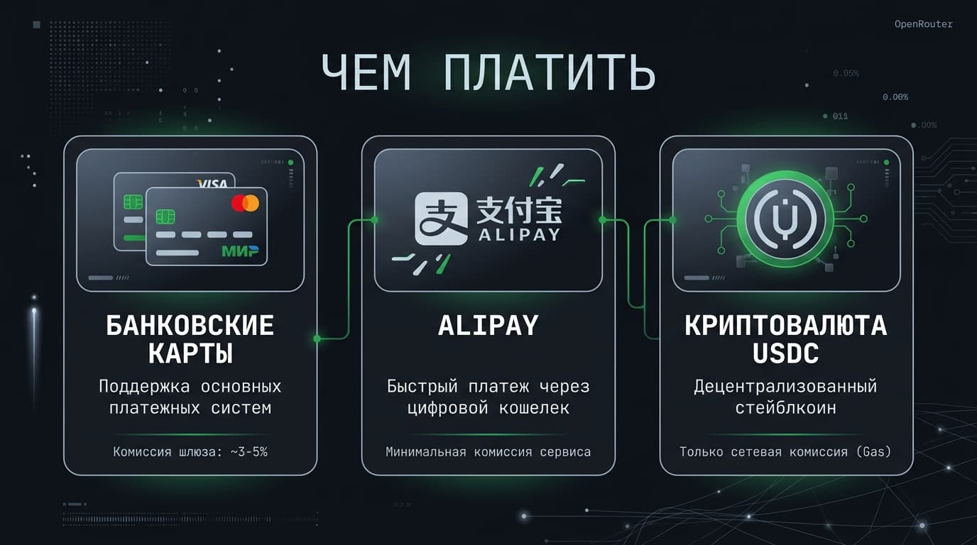 Пополнение баланса OpenRouter из России: разбираем способы и подводные камни — фото 2