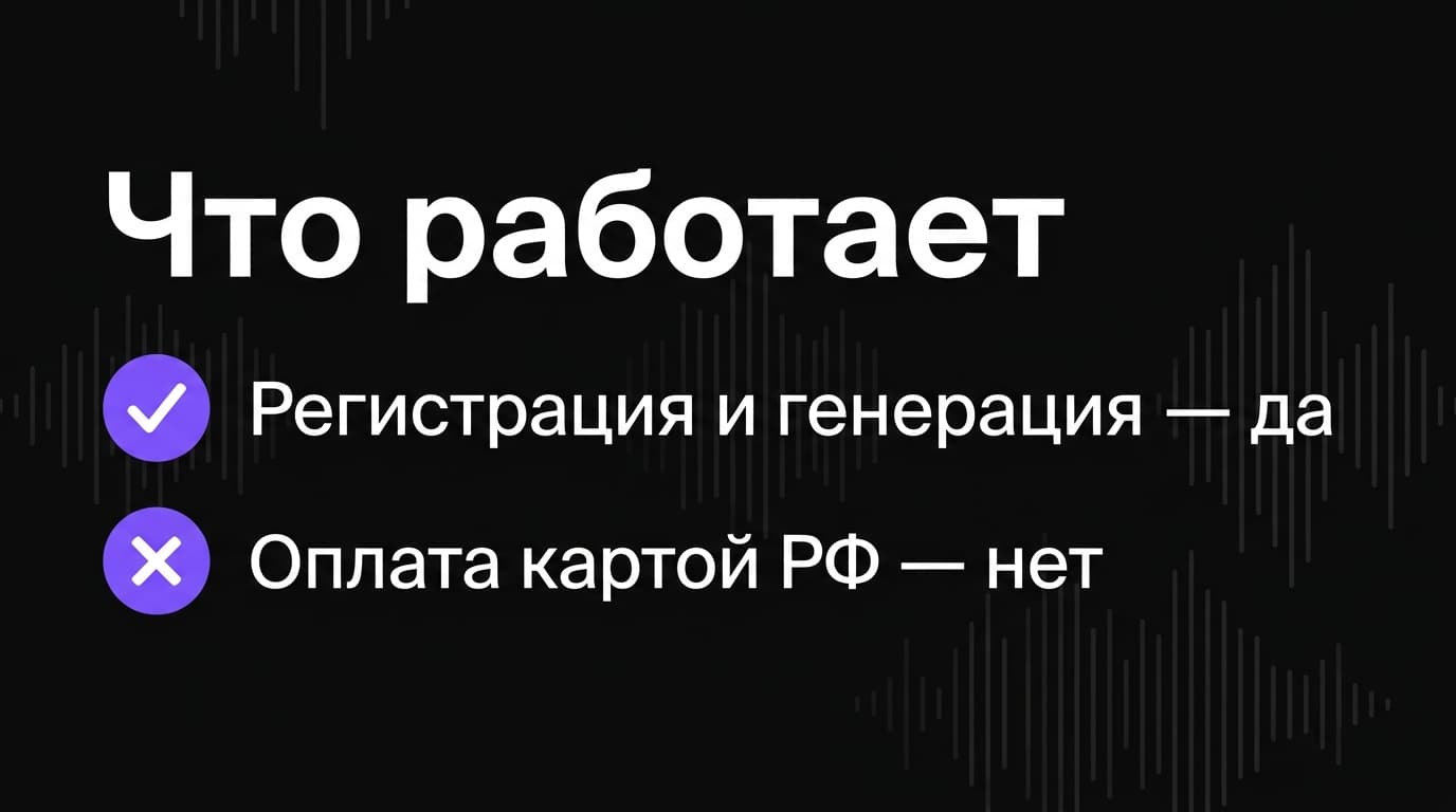 Доступ к Suno из России в 2026 году: регистрация, VPN и оформление подписки по шагам — фото 2