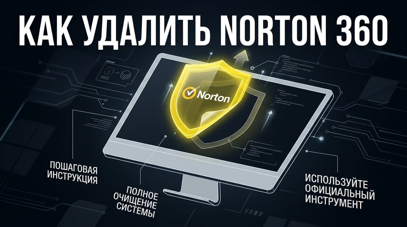 Как удалить Norton 360 с Windows 11 полностью
