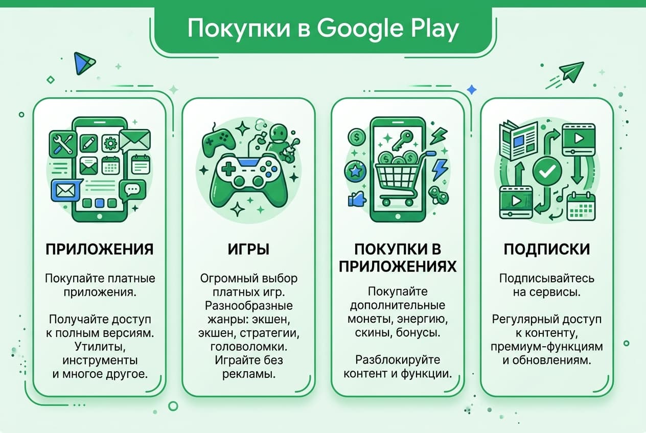 Как оплатить покупку в Google Play из России в 2026 году — фото 1
