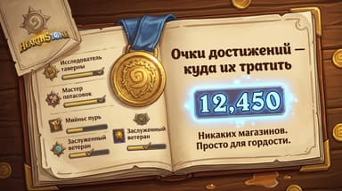 Куда тратить очки достижений в Hearthstone: короткий ответ и что они дают на самом деле