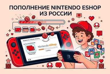 Как пополнить Nintendo eShop из России в 2026 году: без зарубежной карты