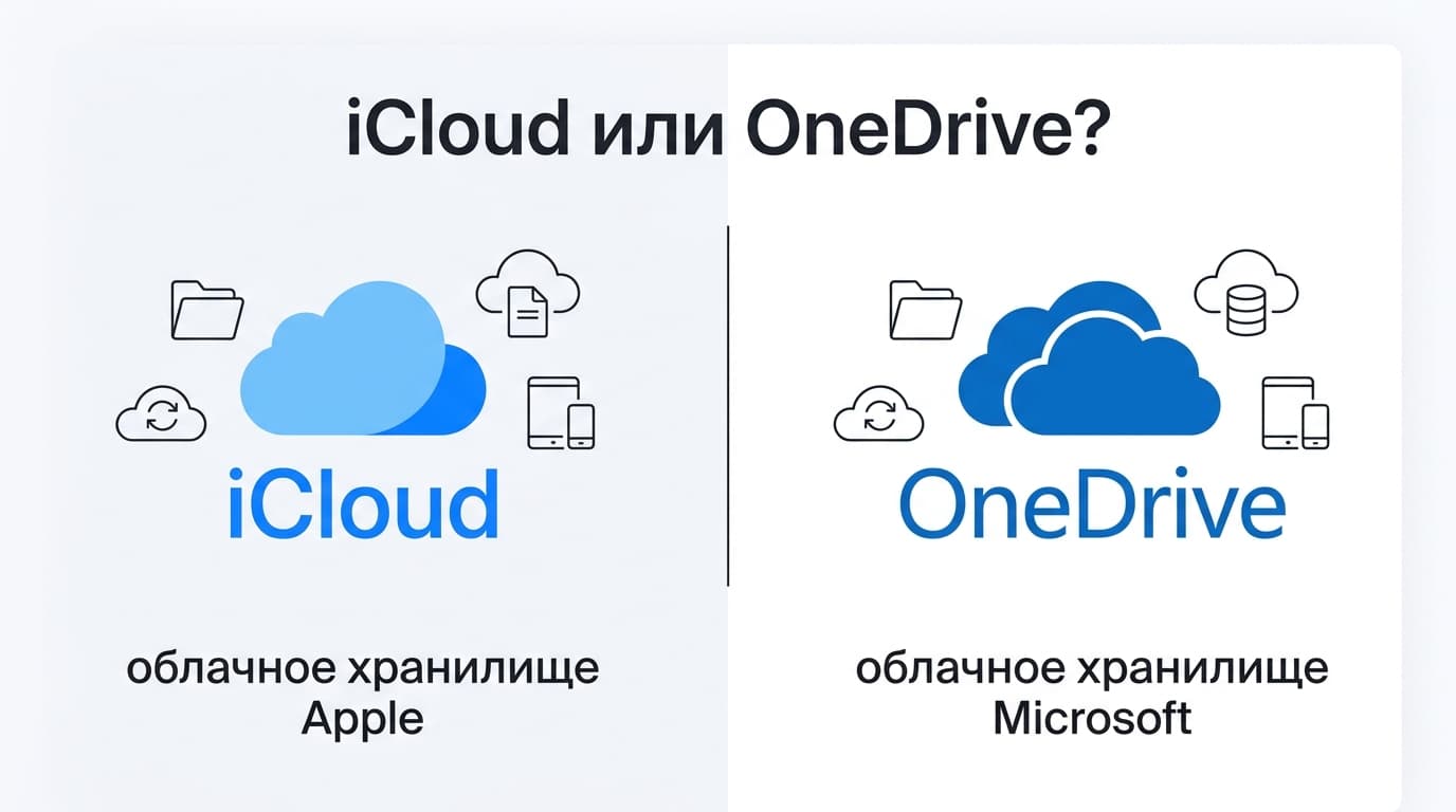 iCloud или OneDrive: что выбрать в 2026 году