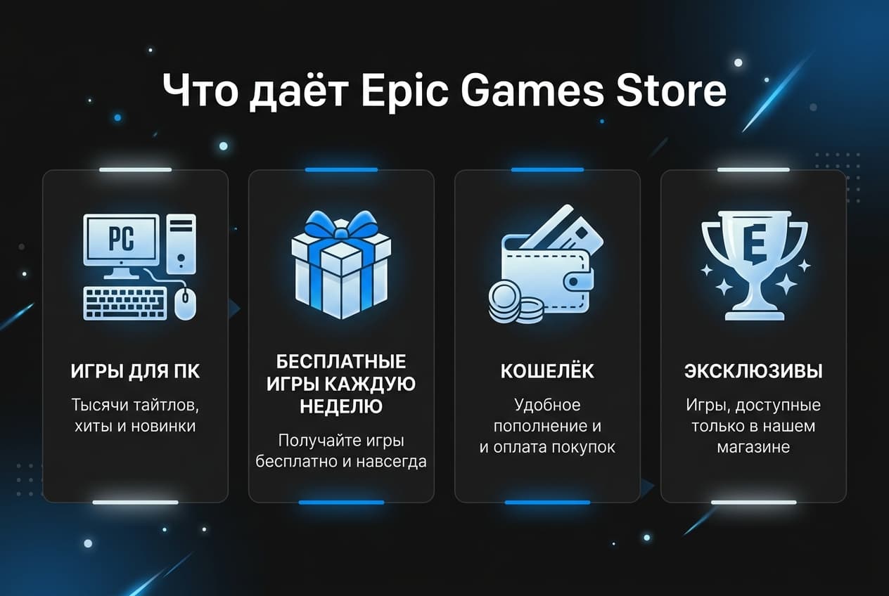 Как купить игры в Epic Games Store из России в 2026 году: без зарубежной карты — фото 1