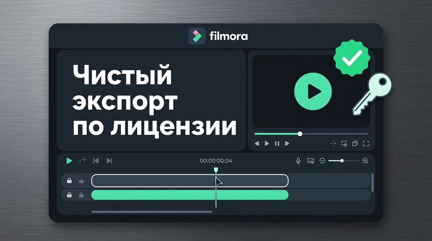 Wondershare Filmora: как убрать водяной знак законно и почему он остаётся даже после оплаты