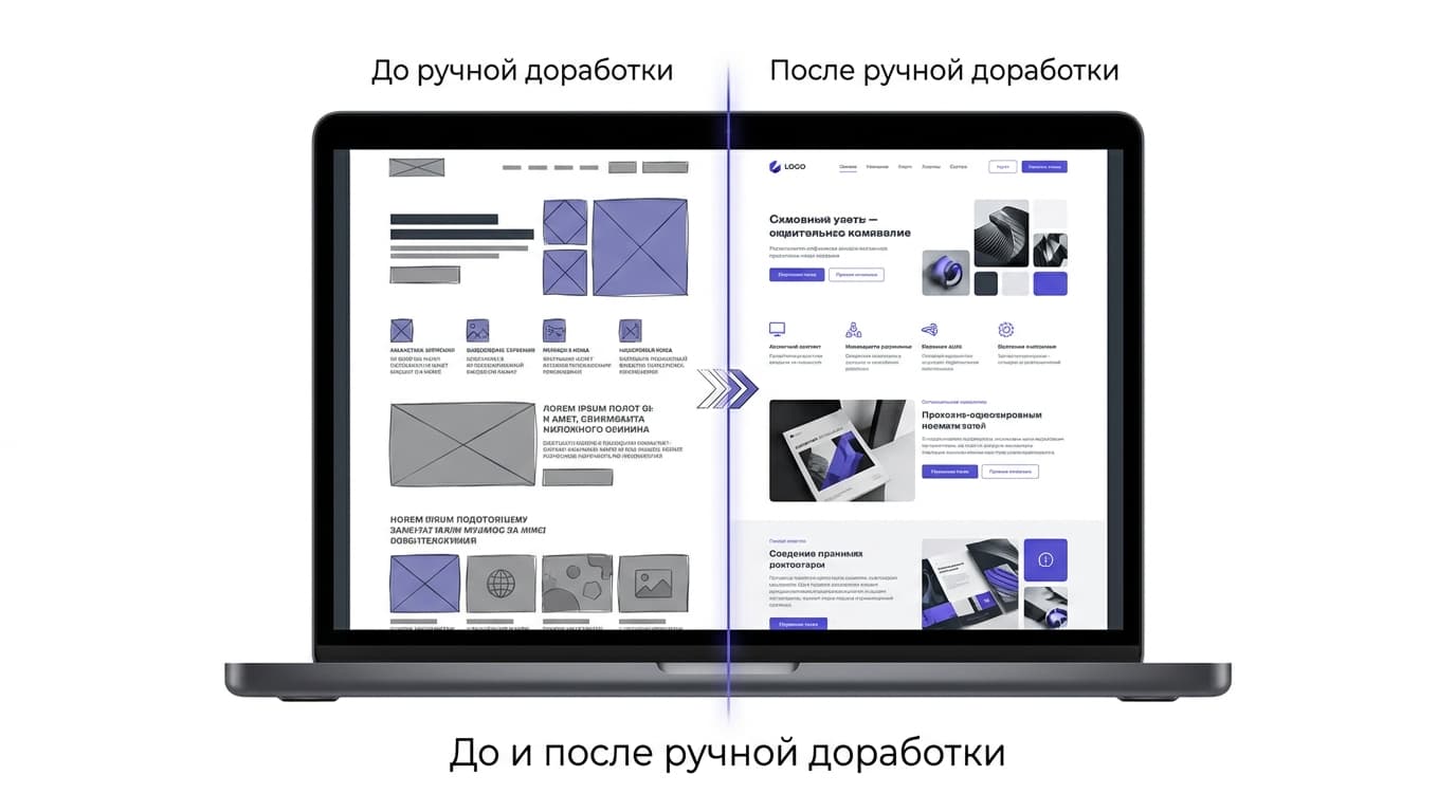 Сайт по текстовому запросу в Framer: что генерирует нейросеть и что придётся доделать самому — фото 3
