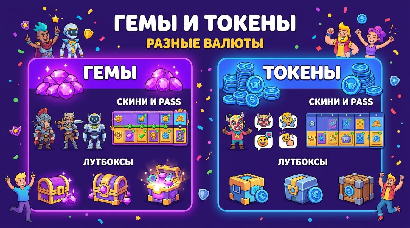 Как купить гемы в Stumble Guys из России в 2026 году — фото 1