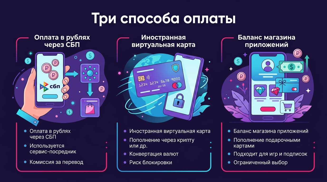 FaceApp Pro из России в 2026 году: почему карта не проходит и как всё-таки оплатить — фото 3
