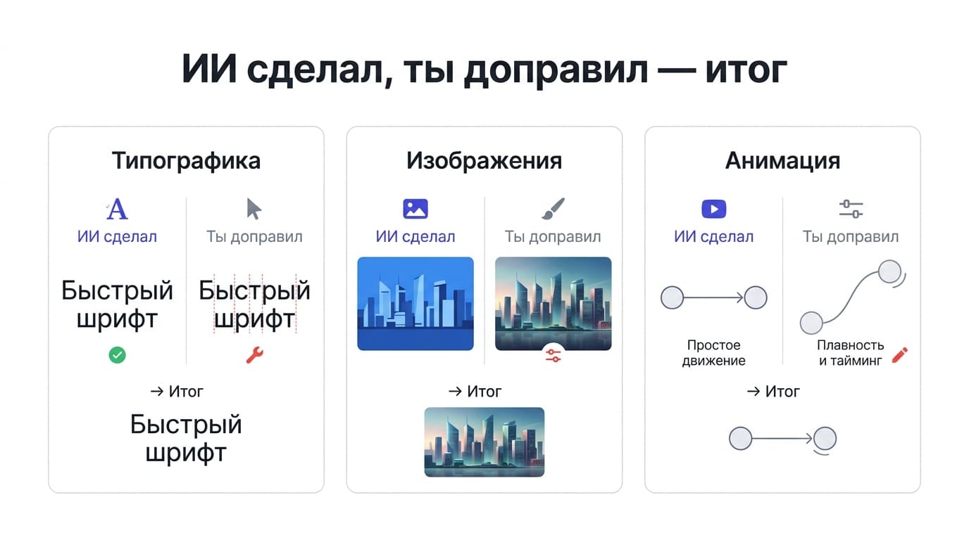 Сайт по текстовому запросу в Framer: что генерирует нейросеть и что придётся доделать самому — фото 4
