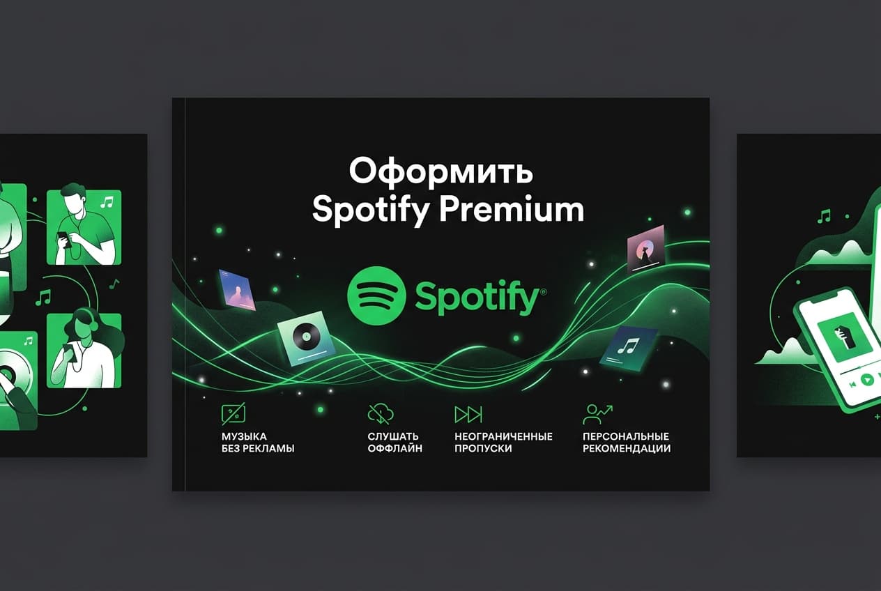 Как оформить Spotify Premium из России в 2026 году: без зарубежной карты