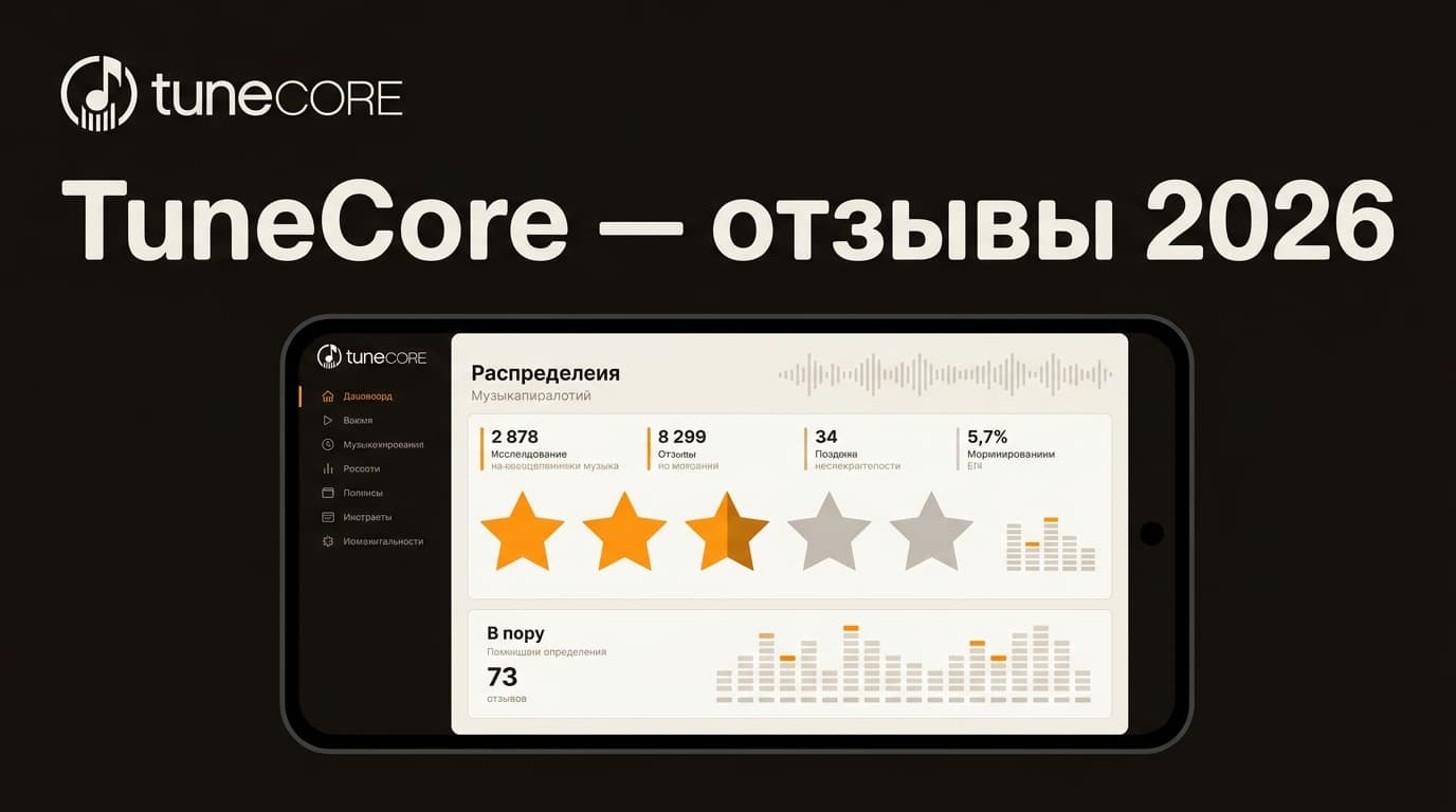 TuneCore отзывы: разводят или нет — что говорят реальные пользователи в 2026 году