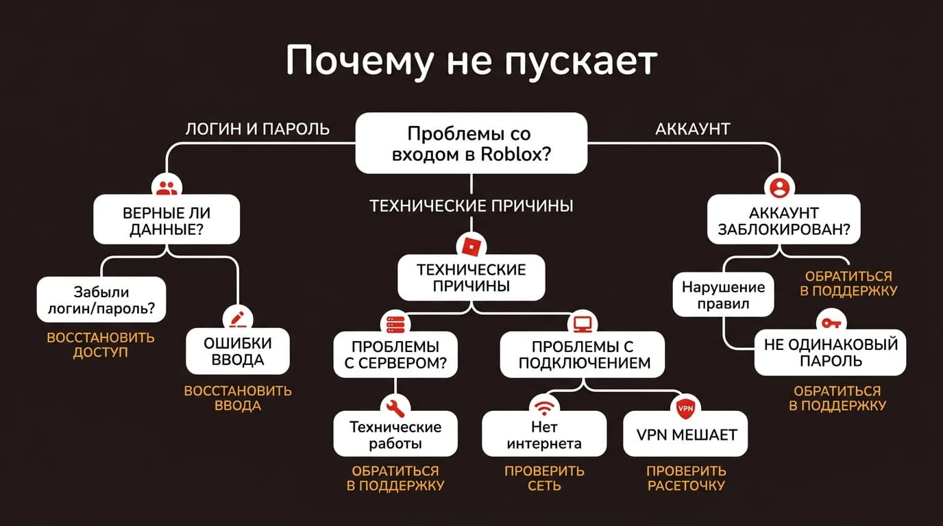 Не могу войти в Roblox: разбираем все причины и что делать — фото 1