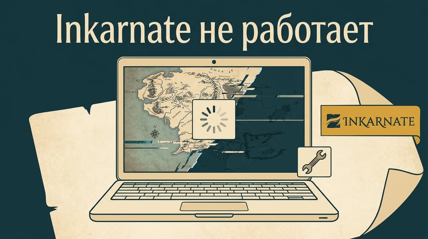 Inkarnate не работает: белый экран, тормоза и отказ оплаты — что делать по симптомам